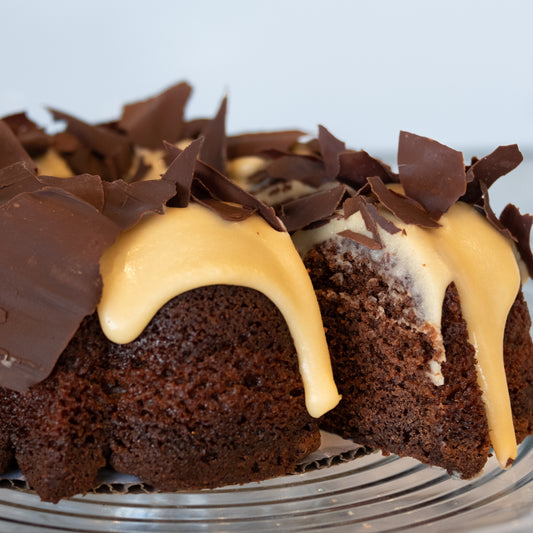 Salted Caramel Fudge Bundt